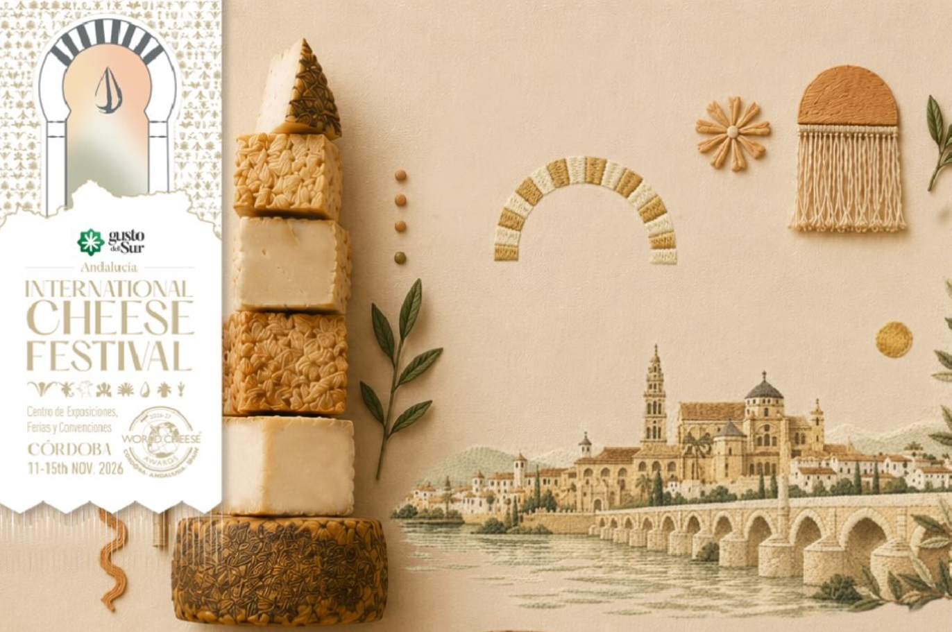 Andalucía-Gusto del Sur Internacional Cheese Festival en Cordoba
